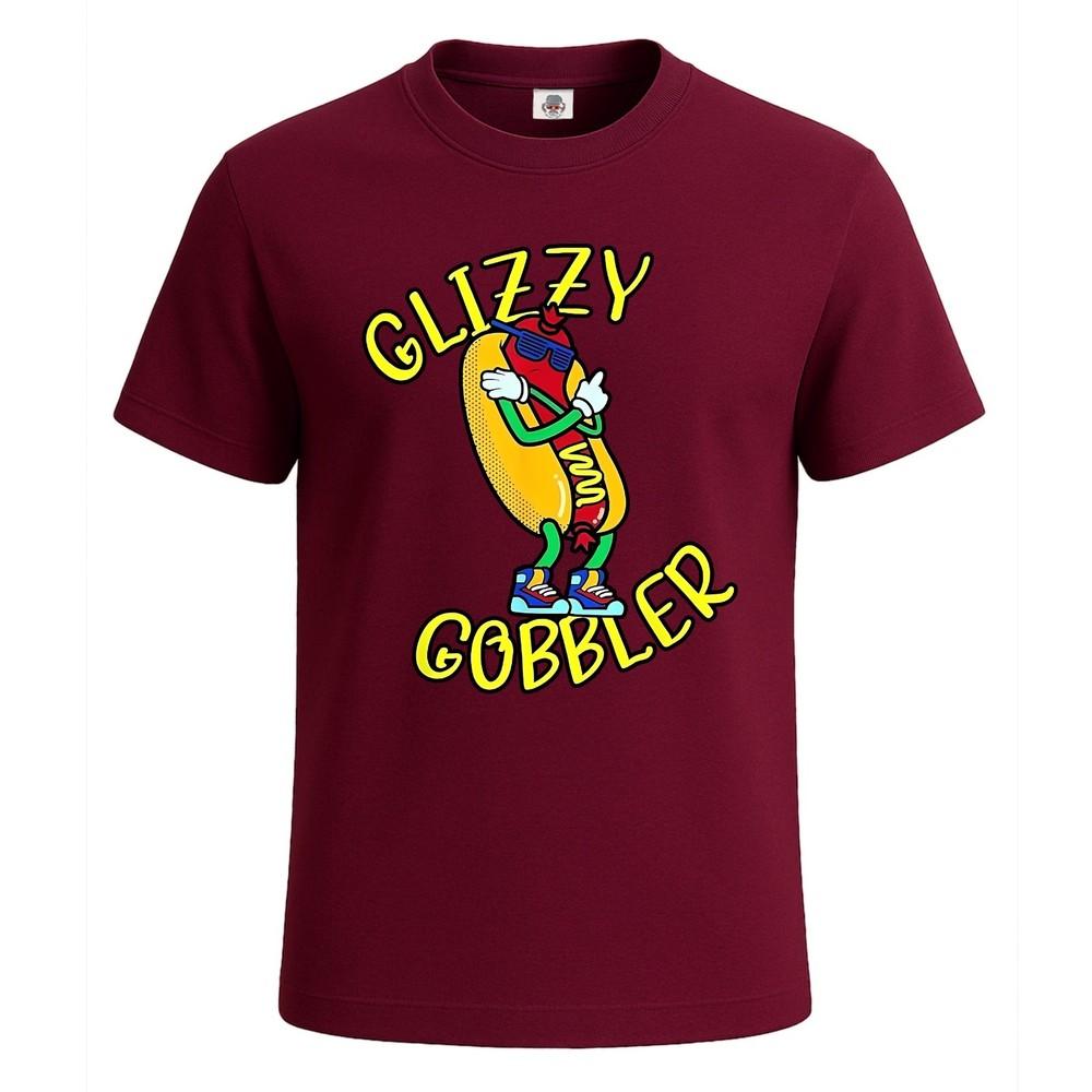 Glizzy gobbler hot dog glizzy funny joke tshirt for mens novelty gift tee top
