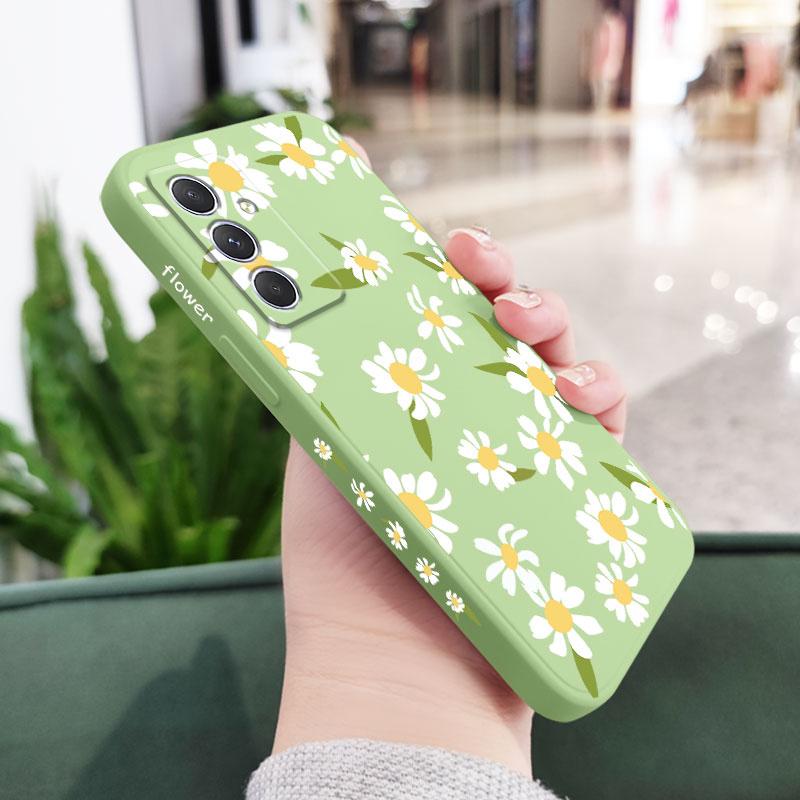 Чехол 'Летающие маргаритки' для Samsung Galaxy A54 A34 A24 A16 A14 A05 A06 A73 A53 A33 A23 A13 A72 A52 A52S A32 A22 A12 A71 A51 4G 5G