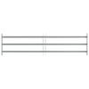 Window Security Grille with 3 Horizontal Bars 3 pcs