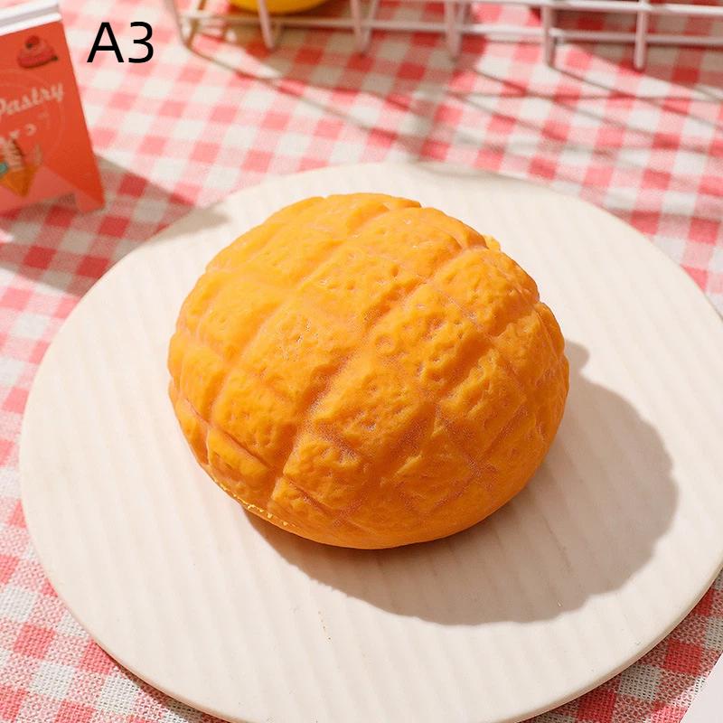 1Pcs Moldable Bounce Squeeze Ball Food-Shaped Stress Ball Pineapple Bun Toy Asmr Sensory Anti Stress Fidget Toys