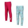 Childrens/Kids Raindrop Peppa Pig Leggings (Pack Of 2)