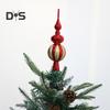 3 шт., верхушка для рождественской елки, простая установка, праздничные украшения для верхушки елки, домашний декор для рождественской елки