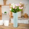 Nordic Plastic Vase Imitation Glaze Anti-Ceramic Face Vase Modern Minimalist Abstract Flower Arrangement Home Decoration Florero