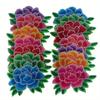 7Pcs Mix Color Exquisite Embroidery Flower Patches Fabric For Clothing Bags Decorations DlY Applique Repair6.5*9.5CM