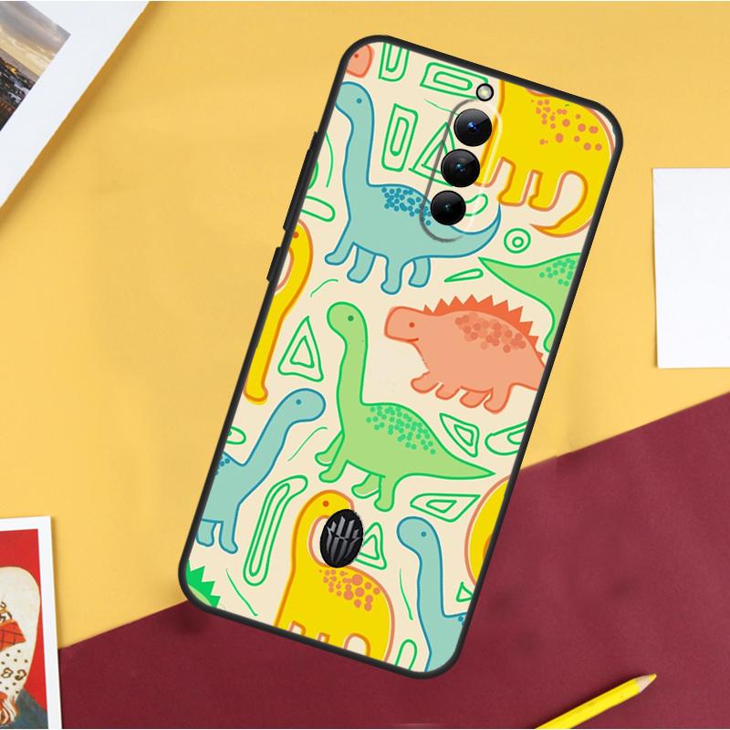 Забавный чехол с рисунком динозавра Dino Case для ZTE Nubia Red Magic 10 Air 5G 6R 6 7 6S 7S Pro 8S 9S 10S 8 9 10 11 Pro Plus