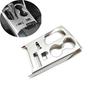 LHD For Toyota Highlander     ABS carbonfiber Central Console Gear Shift Box Panel Cover Trim Interior accessories