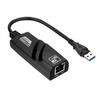 Черный USB 3.0 Gigabit Ethernet RJ45 1000 Мбит/с Сетевой адаптер для Windows PC Mac