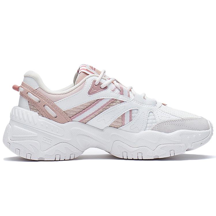 Повседневная обувь Li Ning Женская Низкая Mist White/Tea Orange Pink/Rose Pink AGLS052-3