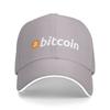 Персонализированная биткойн, оригинальная бейсболка, защита от солнца, женская регулируемая бейсболка унисекс, BTC, крипто-монеты, шляпа для папы, осенняя шляпа