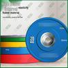 Mingji Colored Rubber Barbell Plates