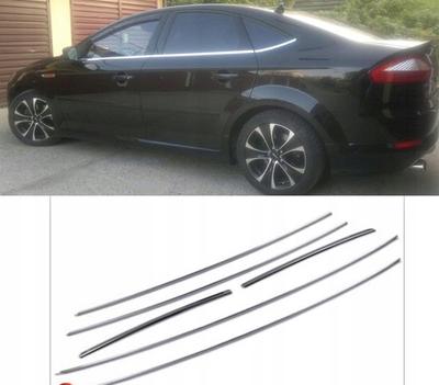 Ford MONDEO mk4 HB Hatchback ХРОМИРОВАННЫЕ НАКЛАДКИ НА ОКНА
