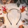Рождественские оленьи рога в стиле Мори, кошачьи ушки, ободок, заколка для волос для взрослых и детей