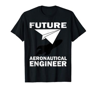 Подарки для авиационного инженера Детская футболка на выпускной с бумажным самолетиком