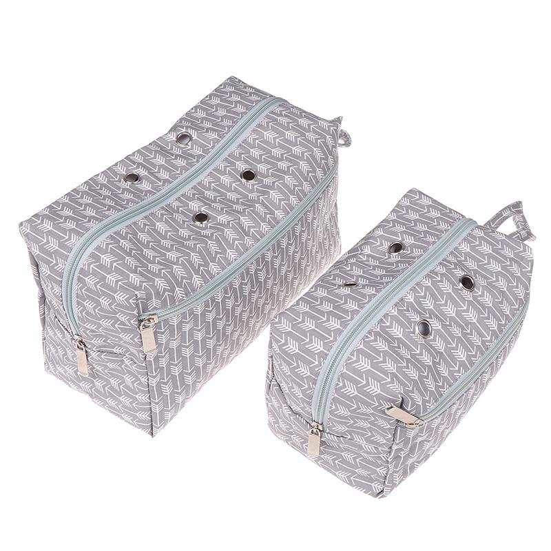 Сумка-органайзер для хранения пряжи с разделителем для вязания крючком, вязания спицами, организации