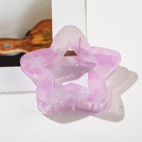 High-end Smudge Small Hairpin Female High Ponytail Plate Hair Clip Flower Square Grab Clip Hair Accessories