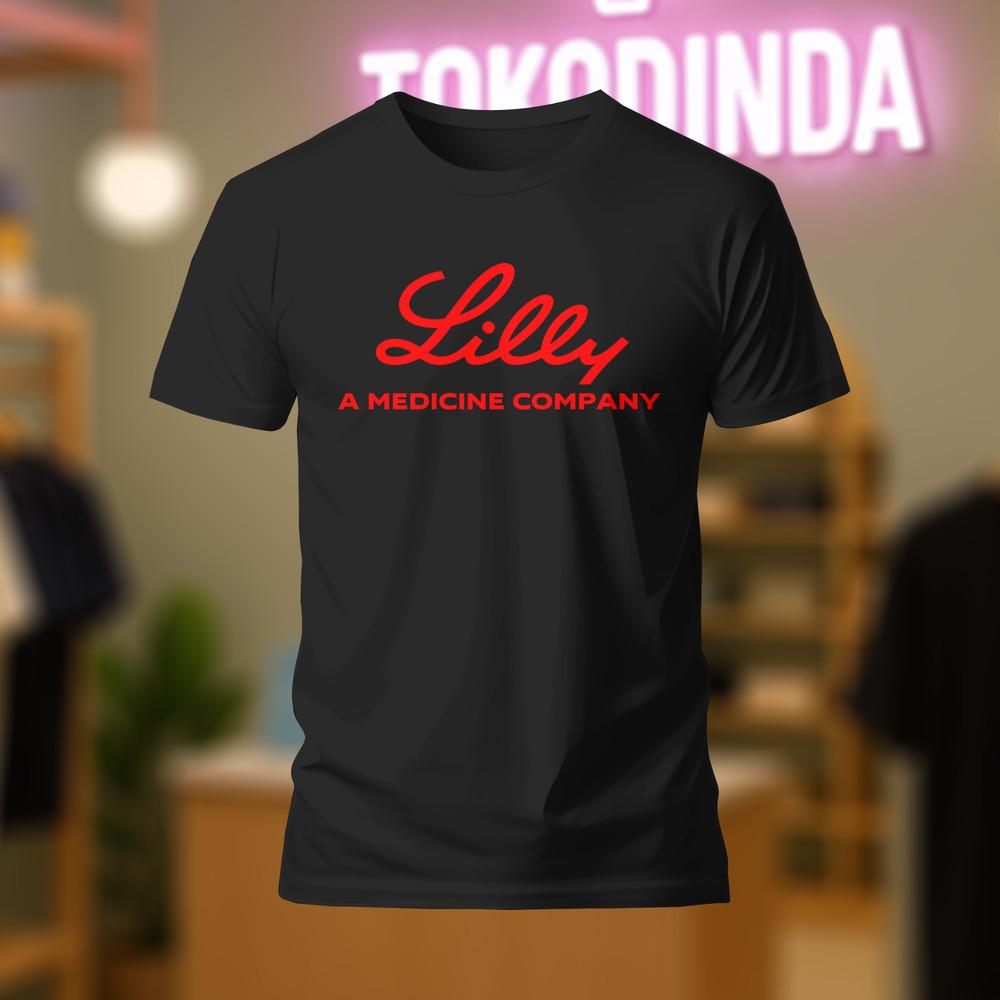 Футболка с логотипом фармацевтической компании ELI LILLY, смешная, сделано в США, S-5XL, унисекс