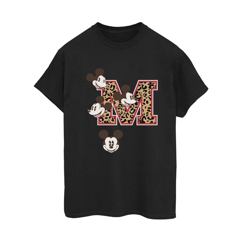 Mickey Mouse Womens/Ladies M Faces Cotton Boyfriend T-Shirt
