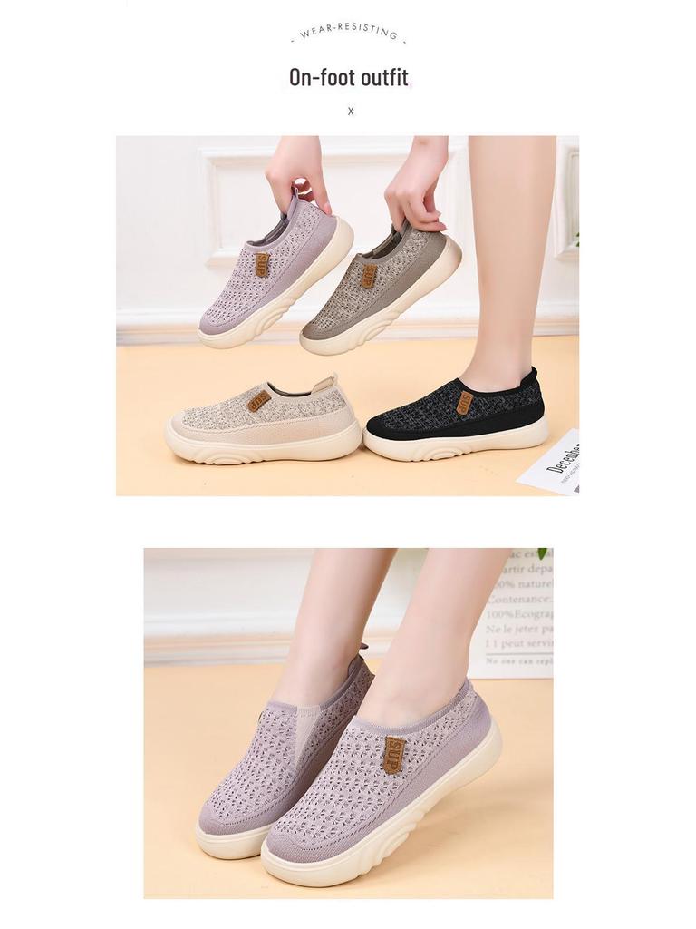 Women's Comfortable Non-Slip Soft Sole Casual Shoes: Spring/Autumn Style