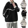 Женская мода повседневное свободное бейсбольное пальто с длинными рукавами и карманами