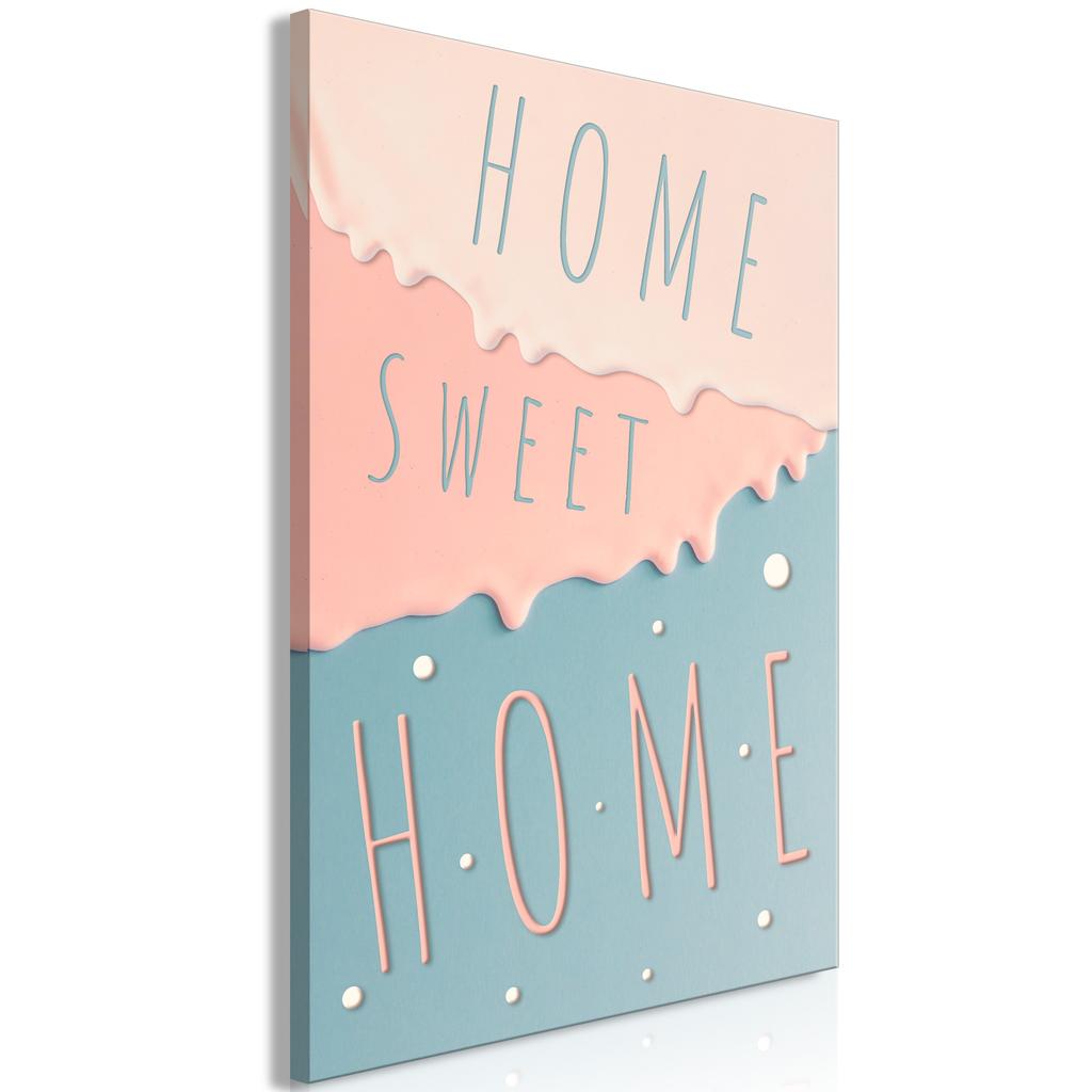 Obraz - Napisy: Home Sweet Home (1-Częściowy) Pionowy