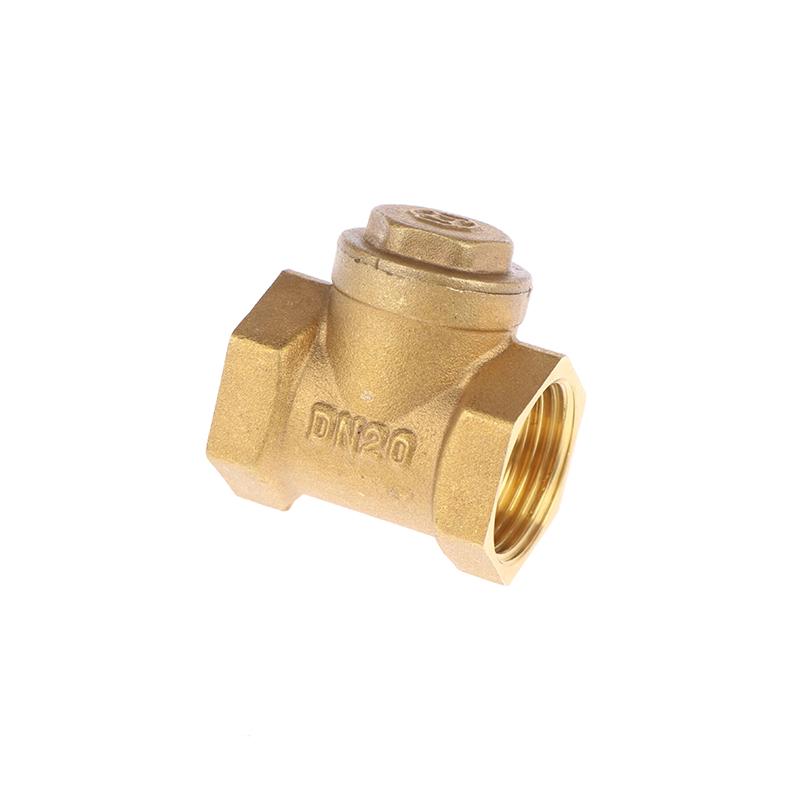 DN15-DN40 Horizontal Brass Check Valve - Female Thread Non-Return Valve for Equipment