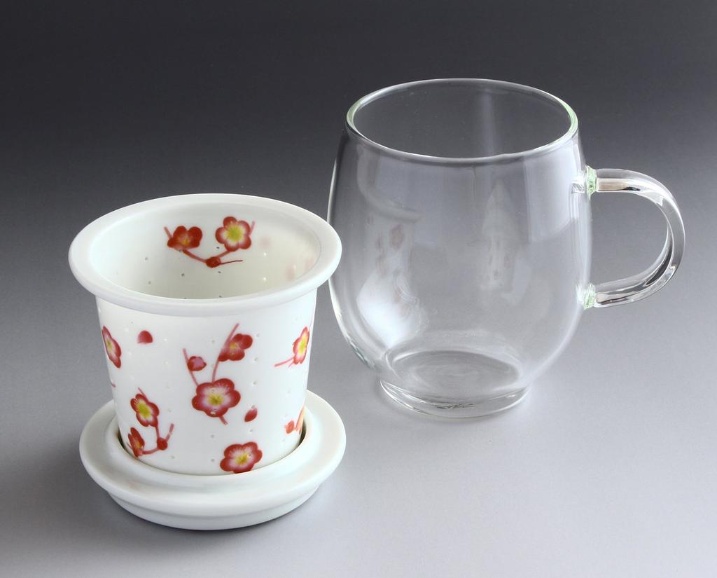 Стильная кружка Toyo Ceramics, Февраль, Цветок сливы