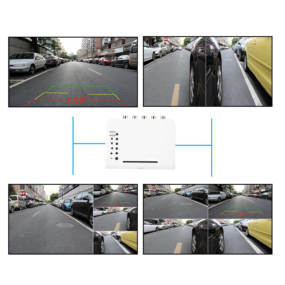 CCTV Видео Разветвитель Видео Переключатель Процессор Камеры Системный Комплект 4 Канала