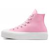 Chuck Taylor All Star Lift Platform Classic Versatile High Top Espadrilles Unisex Pink