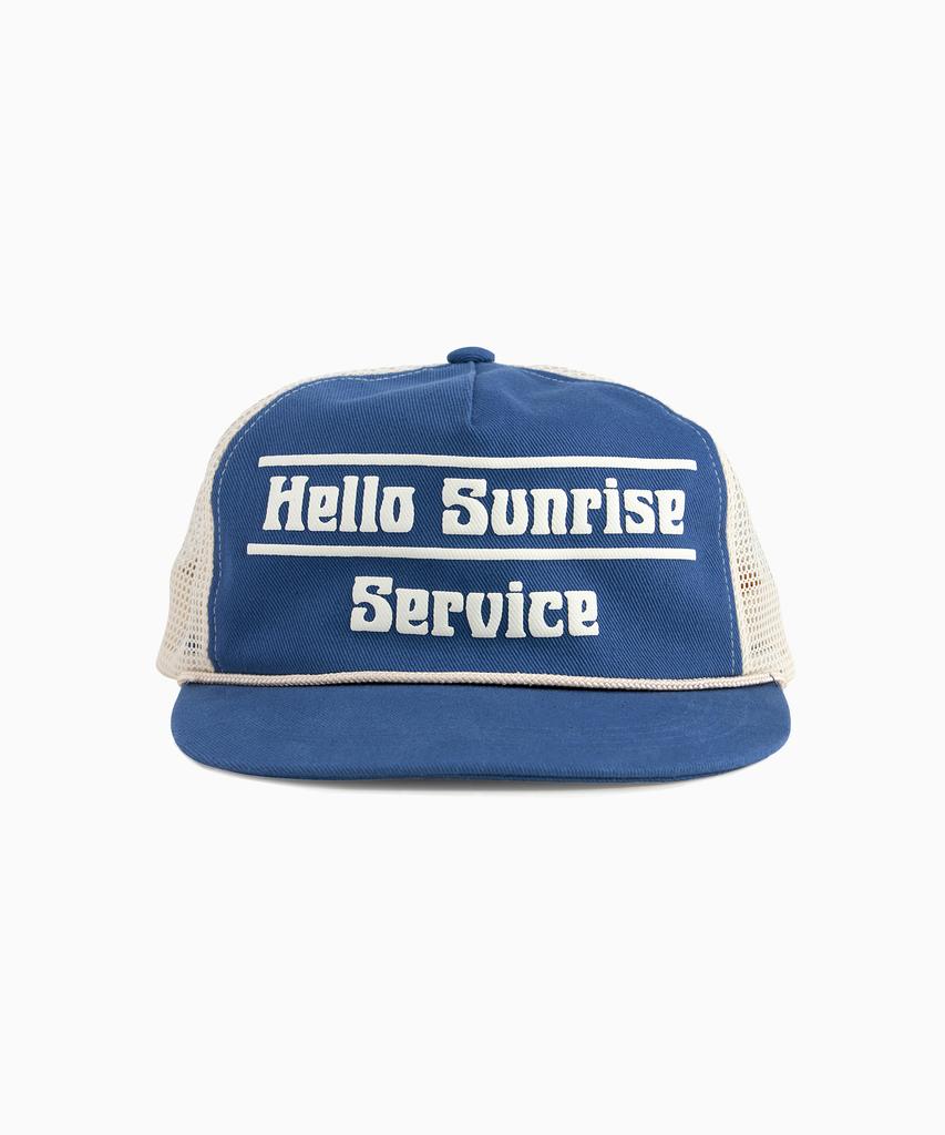 HELLO SUNRISE Логотип Hs Service 5-панельная сетчатая кепка_Синий