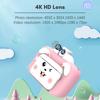 Bisofice Kid Camera Children 1080P Digital Camera Thermal Print 3.5Inch IPS Screen 180 Degrees Rotatable 4K