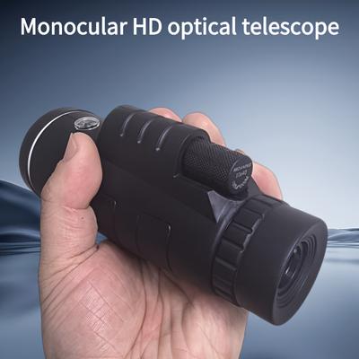 1 шт. Монокулярный телескоп высокой мощности 10x40 HD с ручной фокусировкой - 10-кратное увеличение и 40-мм объектив - Компактный, легкий, быстрая регулировка фокусировки