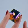 Alloy Cube Spinner Fingertip Gyroscope Fidget Anti Stress Toys Adult Office Home Travel Portable Stress Relief Toys Xmas Gifts