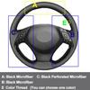 Hand Sewing Steering Wheel Cover For Toyota C-HR 2016 -  Leather Steering