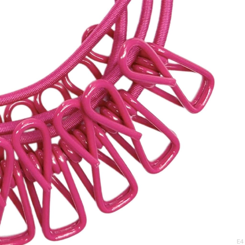 Эластичная веревка для сушки белья для кемпинга, ветрозащитная функциональная вешалка для одежды, дорожная веревка для отдыхающих