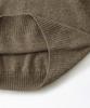OUTSTANDING Pure Wool Wholegarment Knit_Melange Brown
