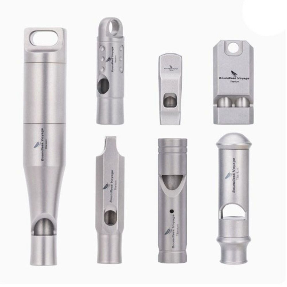 Мини-водонепроницаемый титановый свисток Multistyles Emergency Exploration Accessories Outdoor EDC Tool