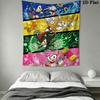 Hedgehog Sonic Soar Wall Hanging Printed Fabric Blanket Decorative Tapestries for Bedroom Living Room Home Decor