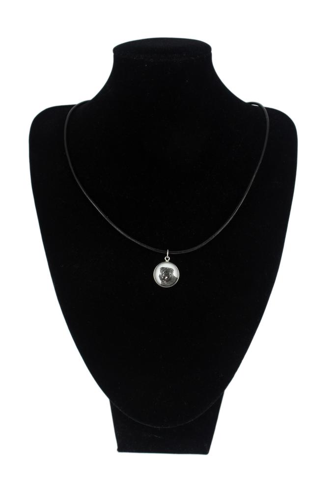 Bouvier des Flandres, Flanders Cattle Dog – Necklace in a box, elegant decoration | Art-Dog