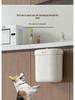 Wall-Mounted Trash Can with Lid for Bathroom, Toilet, Kitchen, or Household Use - High-End Crevice Storage Solution