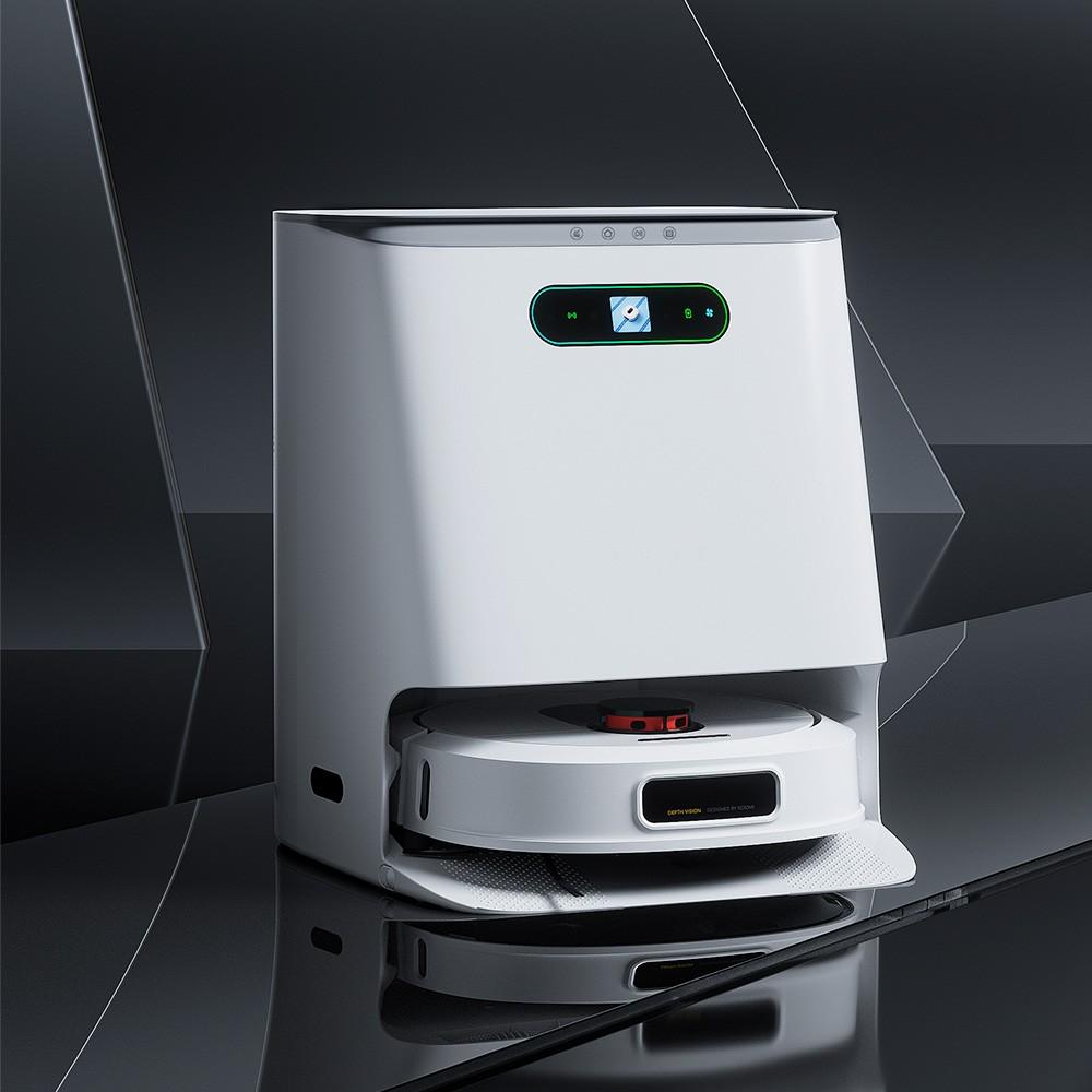 Обновленный:  Умный робот-пылесос ROIDMI EVA, самоочищающийся и опорожняющий, 3200 Па, мощное всасывание, 3-в-1, пылесос, подметание и уборка