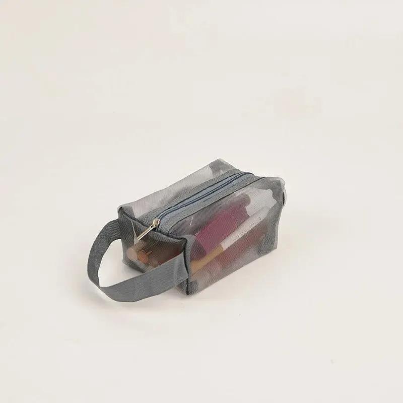 3 шт. Дорожный органайзер из трех частей для хранения косметики, Портативная дорожная сумка, Сетчатая сумка для хранения, Складной кошелек-нулевик для воды
