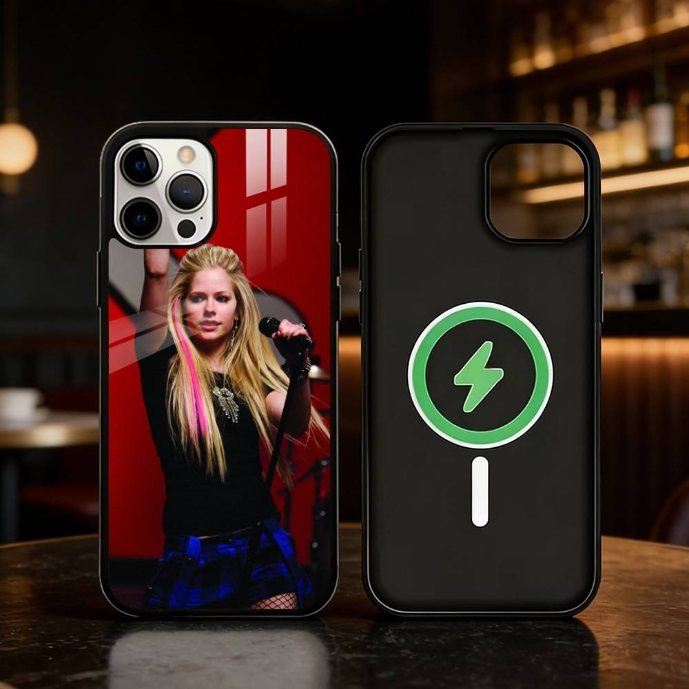Star Singer Avril Lavigne Phone Case For iPhone 17,16,15,14,13,12,Plus,Pro,Max For Magnetic Wireless Charge