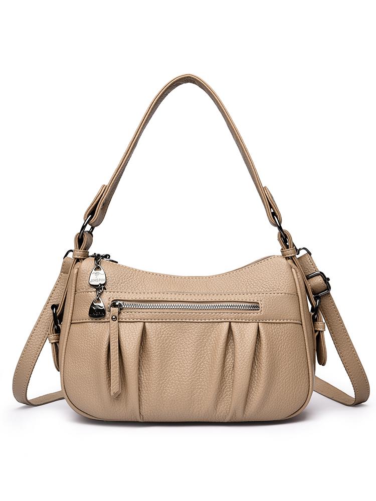 Высококачественная женская сумка кроссбоди из мягкой ПУ кожи, Модная женская сумка через плечо, Подходит для повседневного использования, Шопинга, Поездок на работу