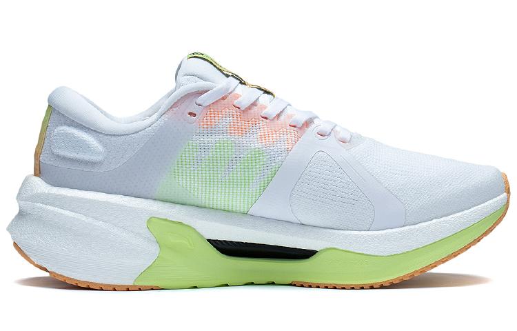 Women's Sneakers Li-Ning Furious Rider 7.0 Running Shoes Women's Low-top Standard White/Fluorescent Ice Yellow