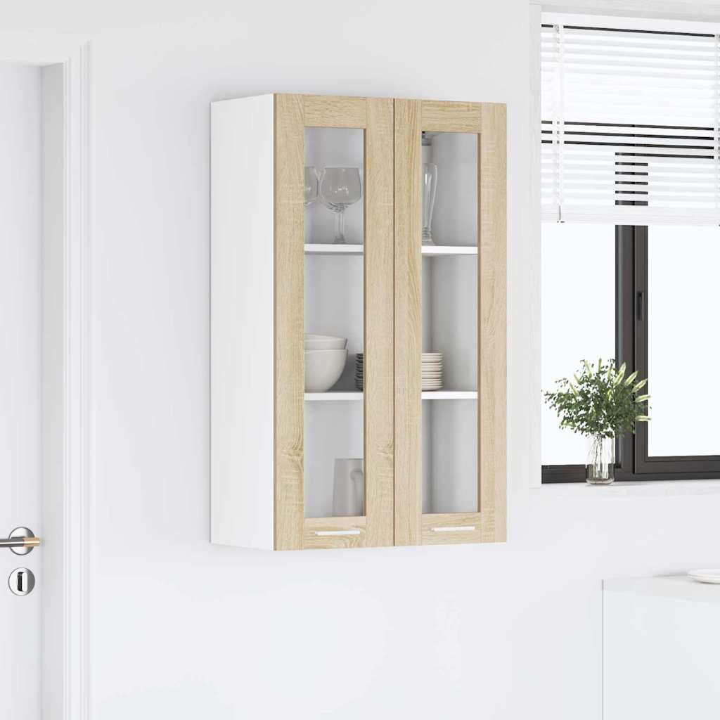 Hanging Cabinet Sonoma Oak 60 x 31 x 100 cm Particleboard