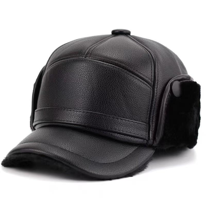 Зимняя защита Ушанка Тепло Плюшевая Кепка с козырьком Уличная Мода Повседневный Подарок