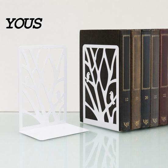 Декоративные подставки для книг 1 пара Древо жизни для полок, Прочные книжные полки с гладкими краями, Полочки-держатели для книг, Настольный, Офисный, Библиотечный