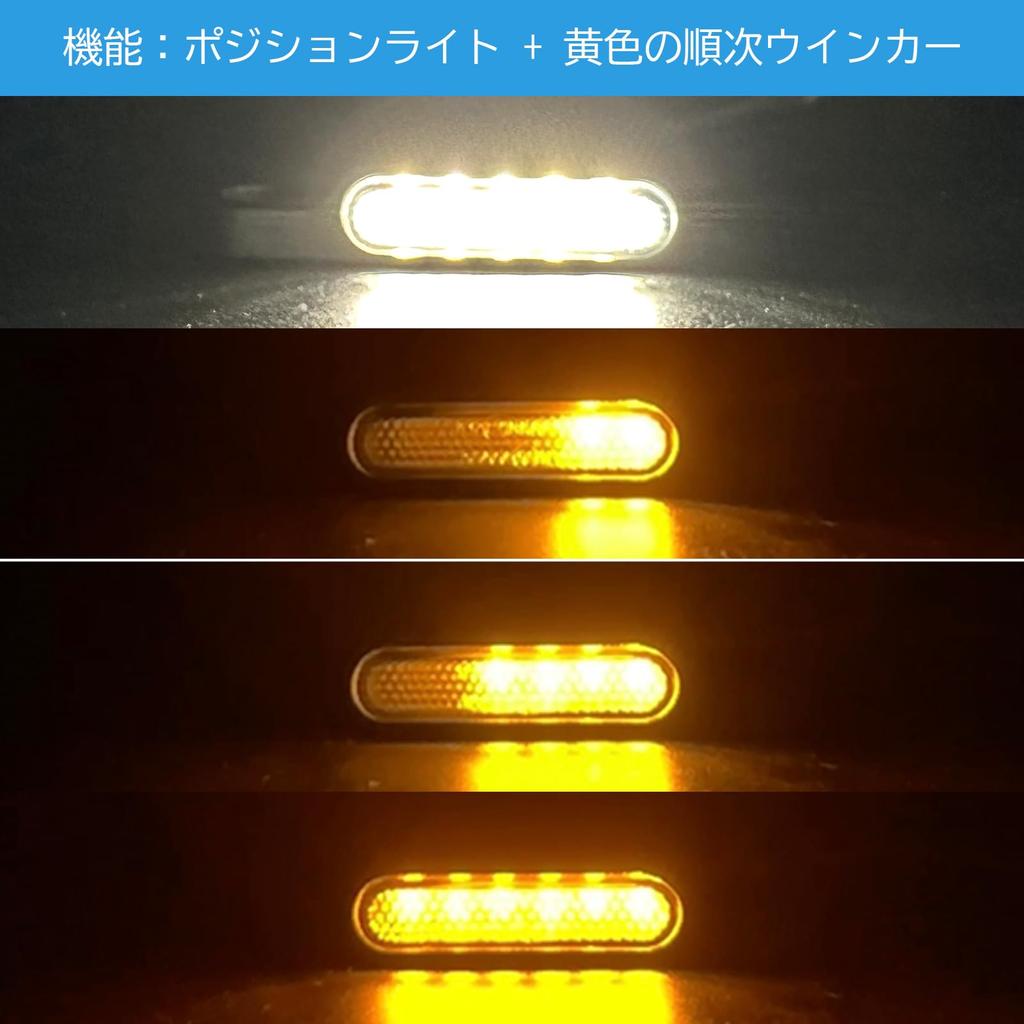 KSHOSIYOK Светодиодные указатели поворота для мотоциклов Mini Universal Position Light, Руль, Динамические, Последовательные, Ультрамаленькие, Микро, E-Mark, Водонепроницаемые, M8,