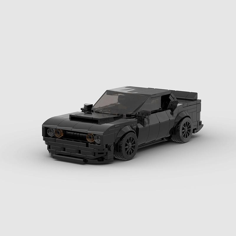 Технический Автомобиль MOC Гоночный Автомобиль Ралли Скорость Строительные Блоки Кирпичи Городской Транспорт Ретро Украшение Суперкар Игрушки Для Детей Взрослых Подарки