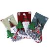 3Pcs Set Christmas Stockings Sock Gift Bag Hanging Pendant Christmas Tree Decoration